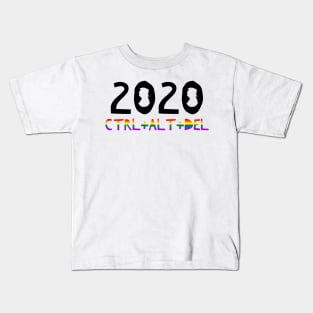 2020 Reset Ctrl+Alt+Del Kids T-Shirt